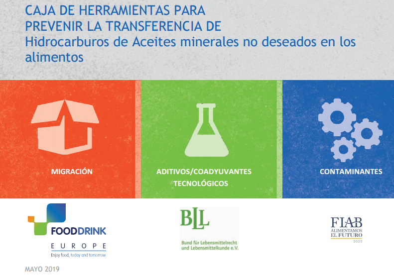 Caja de herramientas para prevenir la transferencia de Hidrocarburos de Aceites minerales no deseados en los alimentos
