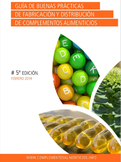 Guía de buenas prácticas para la fabricación y distribución de complementos alimenticios.