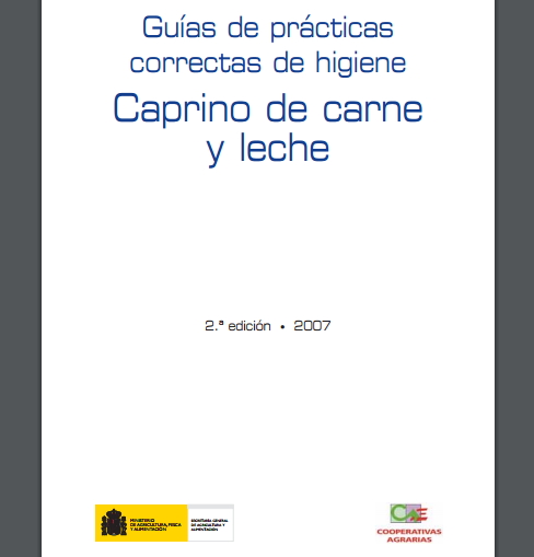 Guía de prácticas correctas de higiene. Caprino de carne y leche