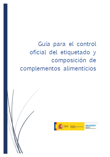 Guía para el control oficial del etiquetado y composición de complementos alimenticios