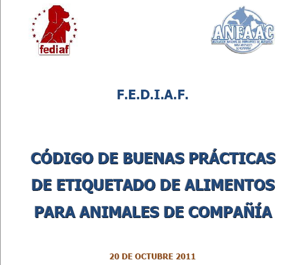 Guía de buenas prácticas de etiquetado de alimentos para animales de compañía