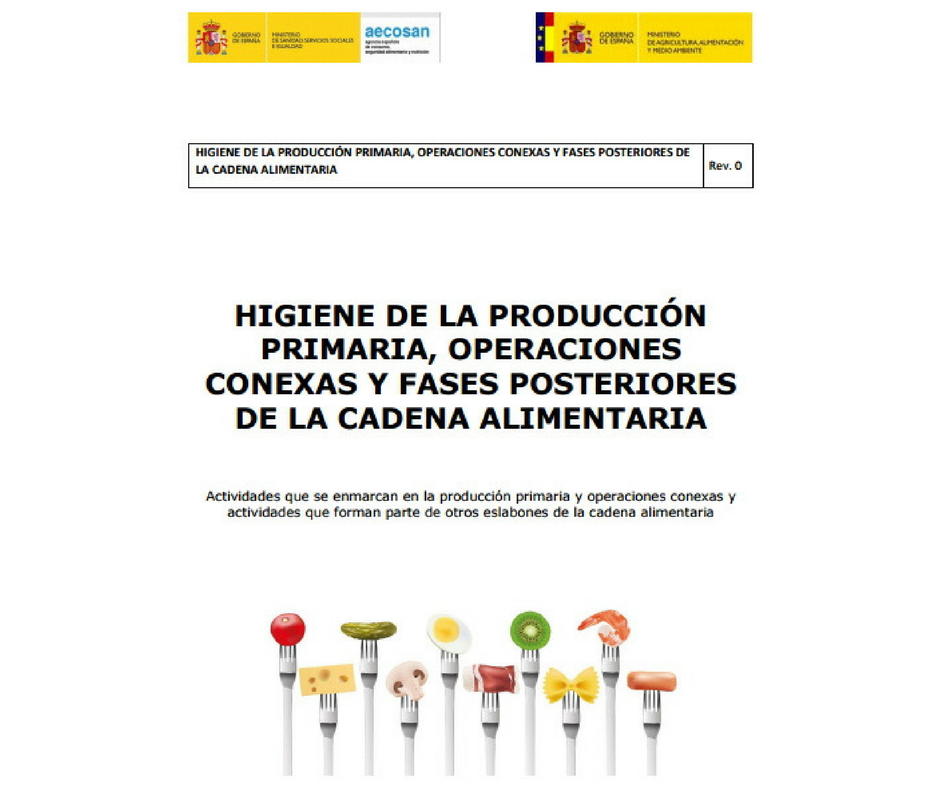 HIGIENE DE LA PRODUCCIÓN PRIMARIA, OPERACIONES CONEXAS Y FASES POSTERIORES DE LA CADENA ALIMENTARIA