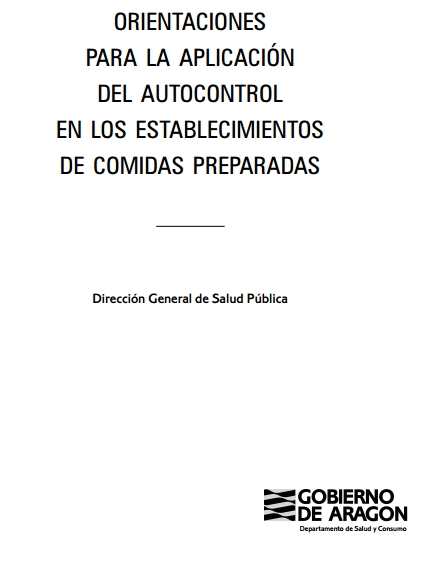 Orientaciones para la aplicación del autocontrol en los establecimientos de comidas preparadas