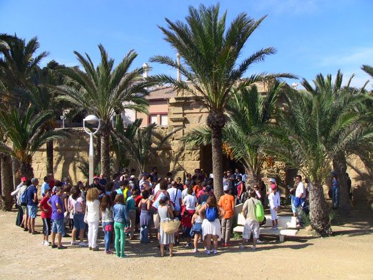 Celebración del Santo Patrón en alta mar