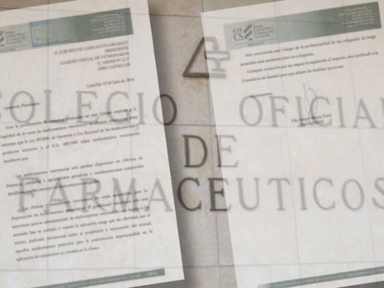 Malestar en el Colegio de Castellón por las amenazantes cartas a clínicas del Colegio de Farmacéuticos