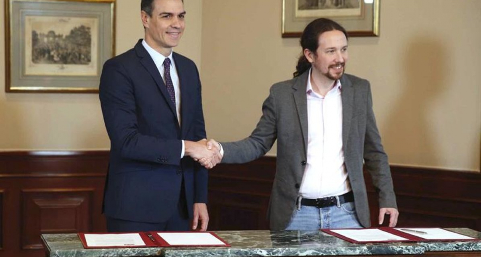El pacto de Gobierno PSOE-U.Podemos incluye la rebaja del IVA y deja a Iglesias la dirección de Bienestar Animal